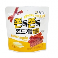 쫀득쫀득 쫀드기 튀김 버터구이 오징어맛 50g