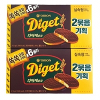 다이제 초코 2번들 (312g2입)