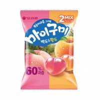 오리온 마이구미 백도&황도 66g