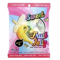 스위트 과일모양젤리 바나나맛 50g