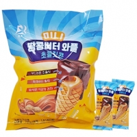 미니 땅콩버터 와플 초콜릿콘 300g