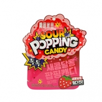 새콤달콤 팝핑캔디 딸기맛 18g