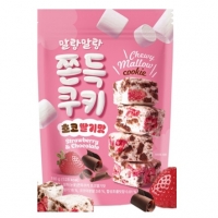 눈꽃 쫀득쿠키 초코딸기맛 110g