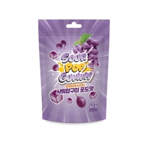 사워팝구미 포도맛 40g