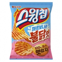 스윙칩 까르보나라 불닭맛 100g